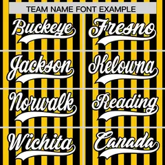 Black Gold American Flag Graffiti Baseball Jersey 3