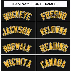 Black Gold Black-White Classic Hockey Jersey 3