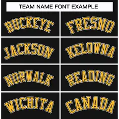 Black Gold Black-White Classic Hockey Jersey 3