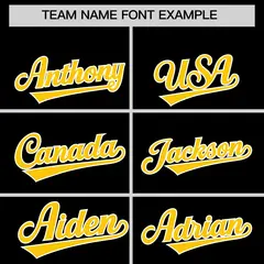 Black Gold Classic Authentic Baseball Jersey 3