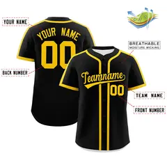 Black Gold Classic Authentic Baseball Jersey 2