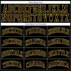 Black Gold Classic Authentic Basketball Jersey 4
