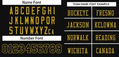 Black Gold Classic Style Mesh Authentic Football Jersey 3