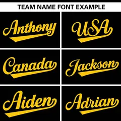Black Gold Gradient Ribbed Authentic Baseball Jersey 3