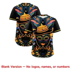 Black Gold Graffiti Mardi Gras Authentic Baseball Jersey 2