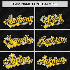 Black Gold L Pattern Raglan Full-Snap Varsity Letterman Jacket 3