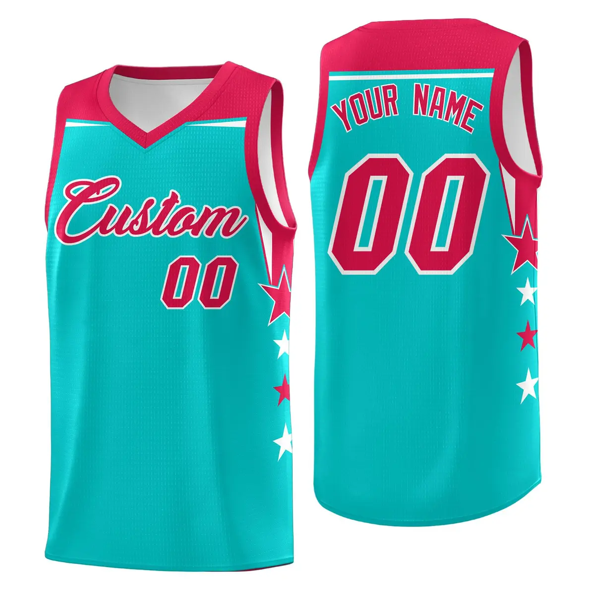 Black Gold Orange Star Color Block Two Tone Side Basketball Jersey