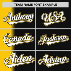 Black Gold Pinstripe Gradient Baseball Jersey 3