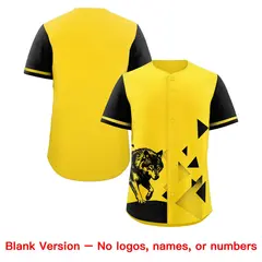 Black Gold Raptor Series Raglan Baseball Jersey 8