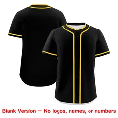 Black Gold White Father's Day Classic Baseball Jersey 7