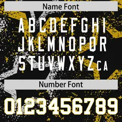 Black Gold White Star Pattern Authentic Football Jersey 4