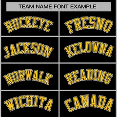 Black Gold-White Varsity Full-Snap Letterman Jacket 6
