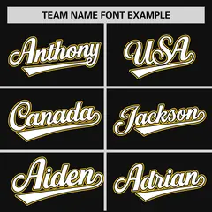 Black Gold Zebra Stripes Graffiti Authentic Baseball Jersey 3