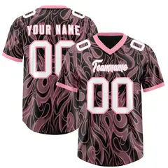Black Graffiti Pattern Authentic Football Jersey