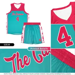 Black Graffiti Side Pattern Basketball Jersey 6