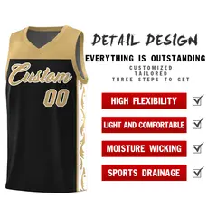 Black Graffiti Side Pattern Basketball Jersey 2