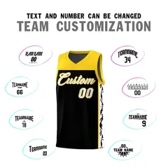 Black Graffiti Side Pattern Basketball Jersey 4