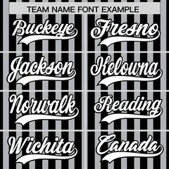 Black Gray American Flag Graffiti Baseball Jersey 3