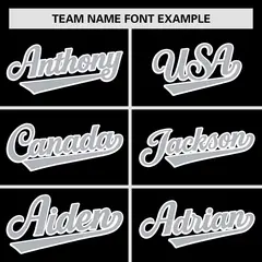Black Gray Gradient Side Authentic Baseball Jersey 3