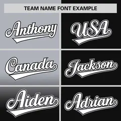 Black Gray Half Gradient Authentic Baseball Jersey 3