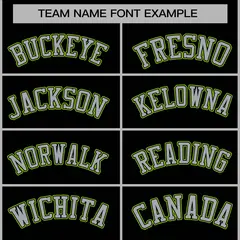 Black Gray-Neon Green Varsity Full-Snap Letterman Jacket 5