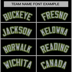 Black Gray-Neon Green Varsity Full-Snap Letterman Jacket 5