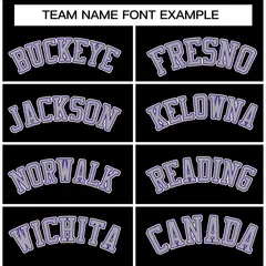 Black Gray Purple Raglan Varsity Full-Snap Letterman Jacket 3