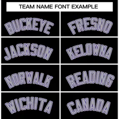 Black Gray Purple Raglan Varsity Full-Snap Letterman Jacket 3