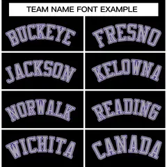 Black Gray Purple Raglan Varsity Full-Snap Letterman Jacket 5