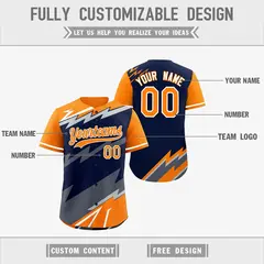 Black Gray Silver Reversible Baseball Jersey Lightning Graffiti Pattern 3