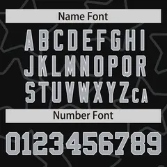 Black Gray Star Pattern Varsity Full-Snap Letterman Jacket 4