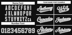 Black Gray-White Classic Authentic Baseball Jersey 5