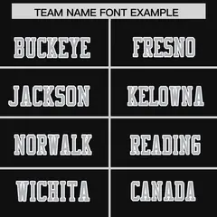 Black Gray-White Classic Authentic Football Jersey 3