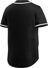Black Gray-White Classic Style Baseball Jersey For Men 8