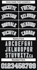 Black Gray-White Striped Sleeveless Fashion Baseball Jersey 5