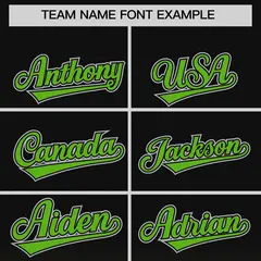 Black Green Gradient Letterman Varsity Jacket Hoodie 5