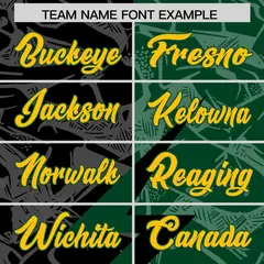 Black Green Split Lightning Pattern Football Jersey 3