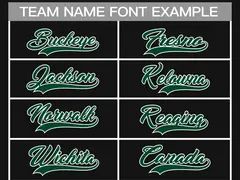 Black Green-White Classic Hockey Jersey 3