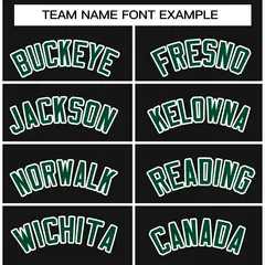 Black Green-White Raglan Sleeves Waterproof Jacket 3