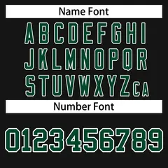 Black Green-White Raglan Sleeves Waterproof Jacket 4