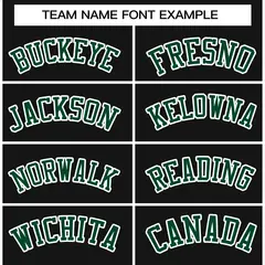 Black Green-White Raglan Sleeves Waterproof Jacket 3