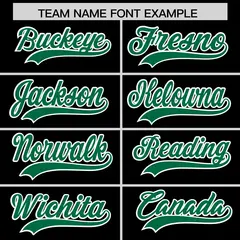 Black Kelly Green American Flag Raglan Baseball Jersey 3