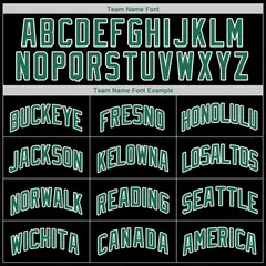 Black Kelly Green Classic Sets Basketball Jersey 5