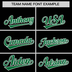 Black Kelly Green Grid Blur Pattern Baseball Jersey 3