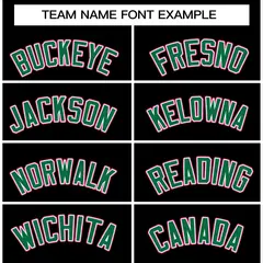 Black Kelly Green Pink Varsity Full-Snap Letterman Jacket 5