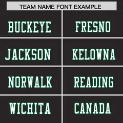 Black Kelly Green Shoulder Cut Two-Tone Flag Football Jersey 3