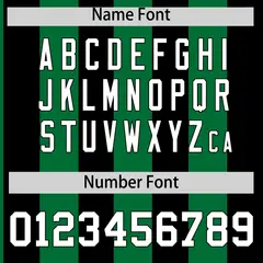 Black Kelly Green Stripe Two-Button Softball Jersey 4
