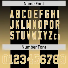 Black Khaki Gradient Vertical Width Stripe Football Jersey 4