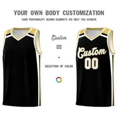 Black Khaki White Color Charge Series Team Basketball Jersey 3