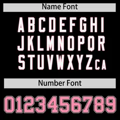 Black Light Pink and White Raglan Sleeves Baseball Jersey 4